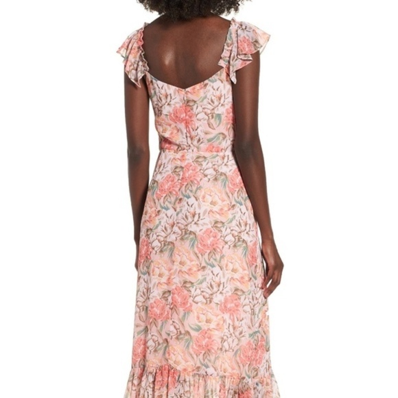 WAYF Valerie Blouson Midi Dress - Picture 6 of 8